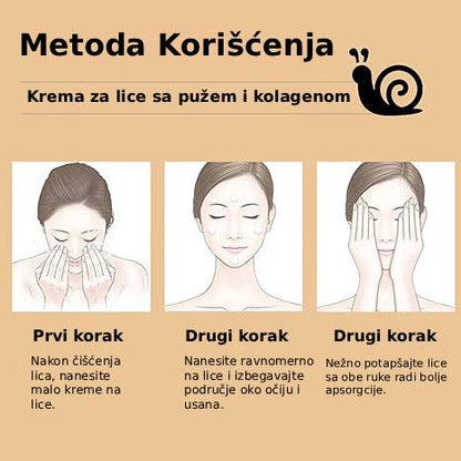 Puževa krema za sjaj i obnovu kože