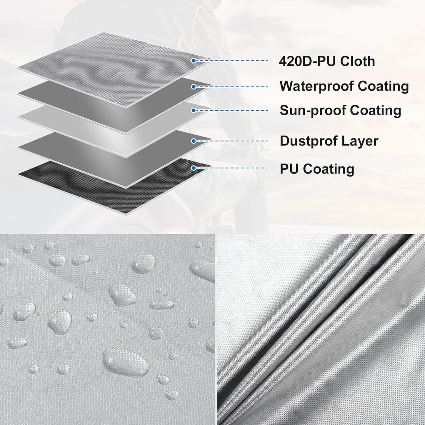 Zaštitna cerada za motore - pogodna za sva godišnja doba